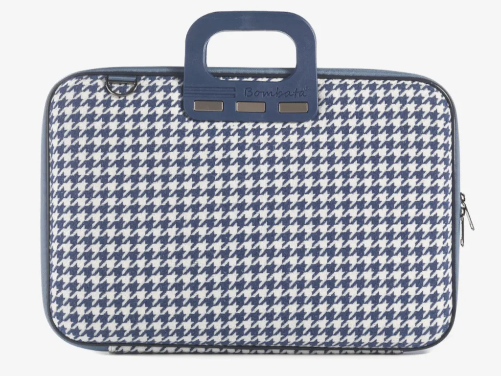 Bombata Torba BOMBATA Pied de Poule 15,6" /Dark Blue Slika 1